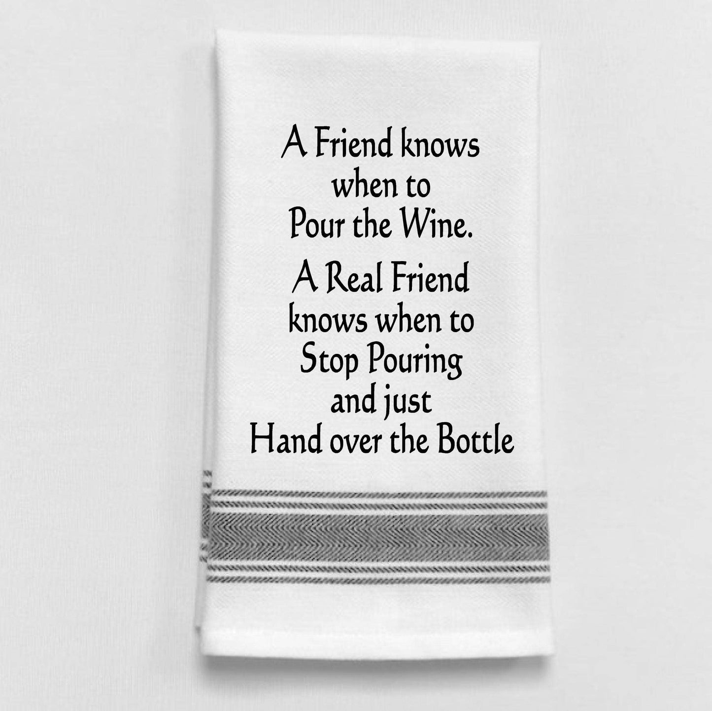 BB-A-81 A friend knows when to pour the wine. A real...