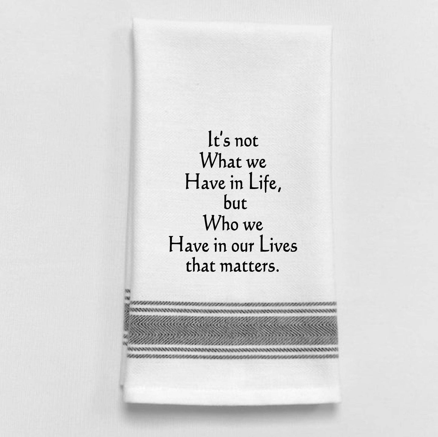 BB-I-314 It's not what we have in life…
