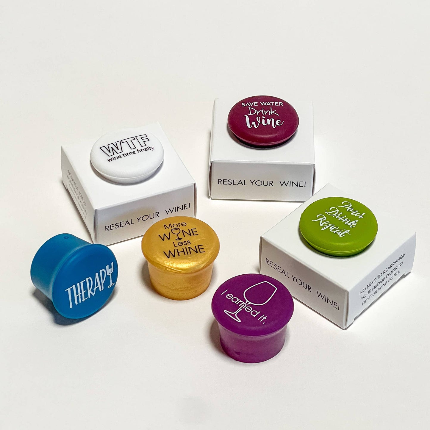 Capabunga Wine Stopper - Save Water Drink Wine