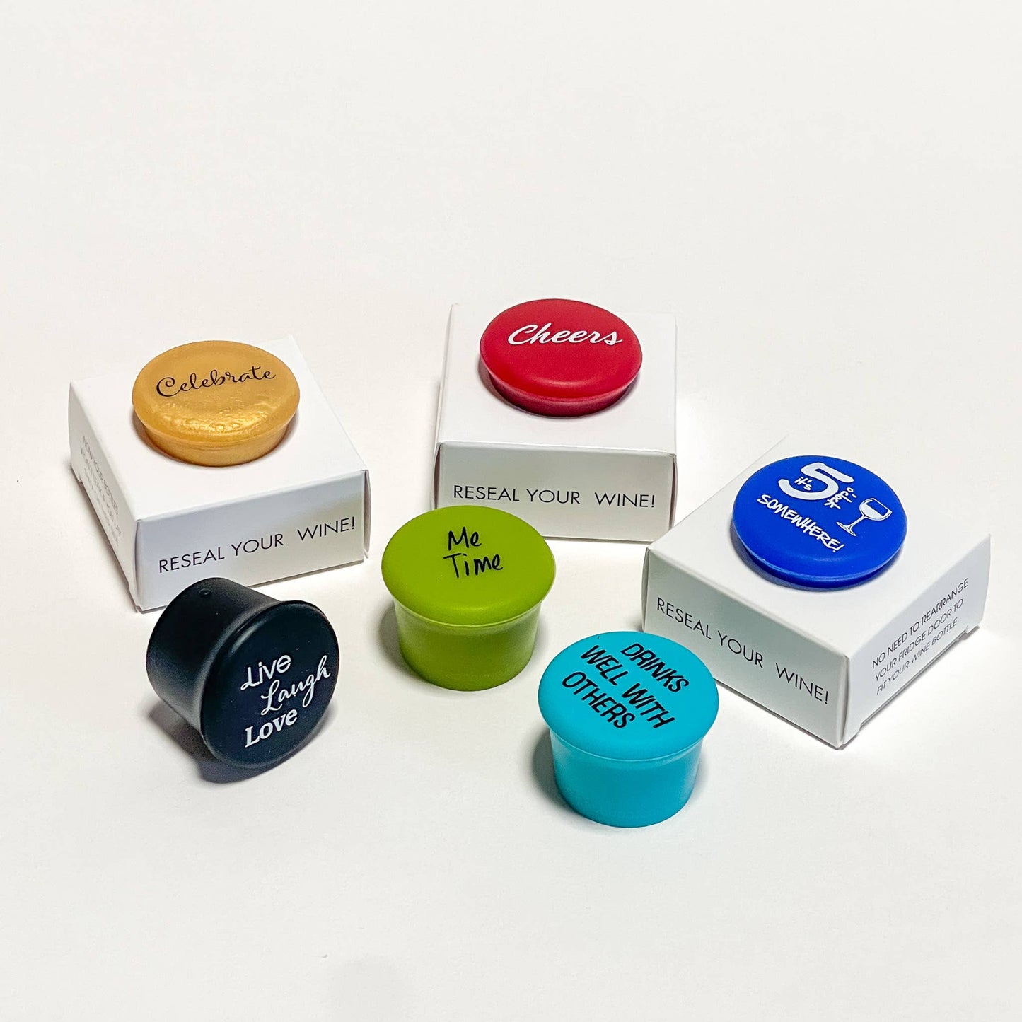 Wine Cap Counter Display | 48 Everyday Wine Caps