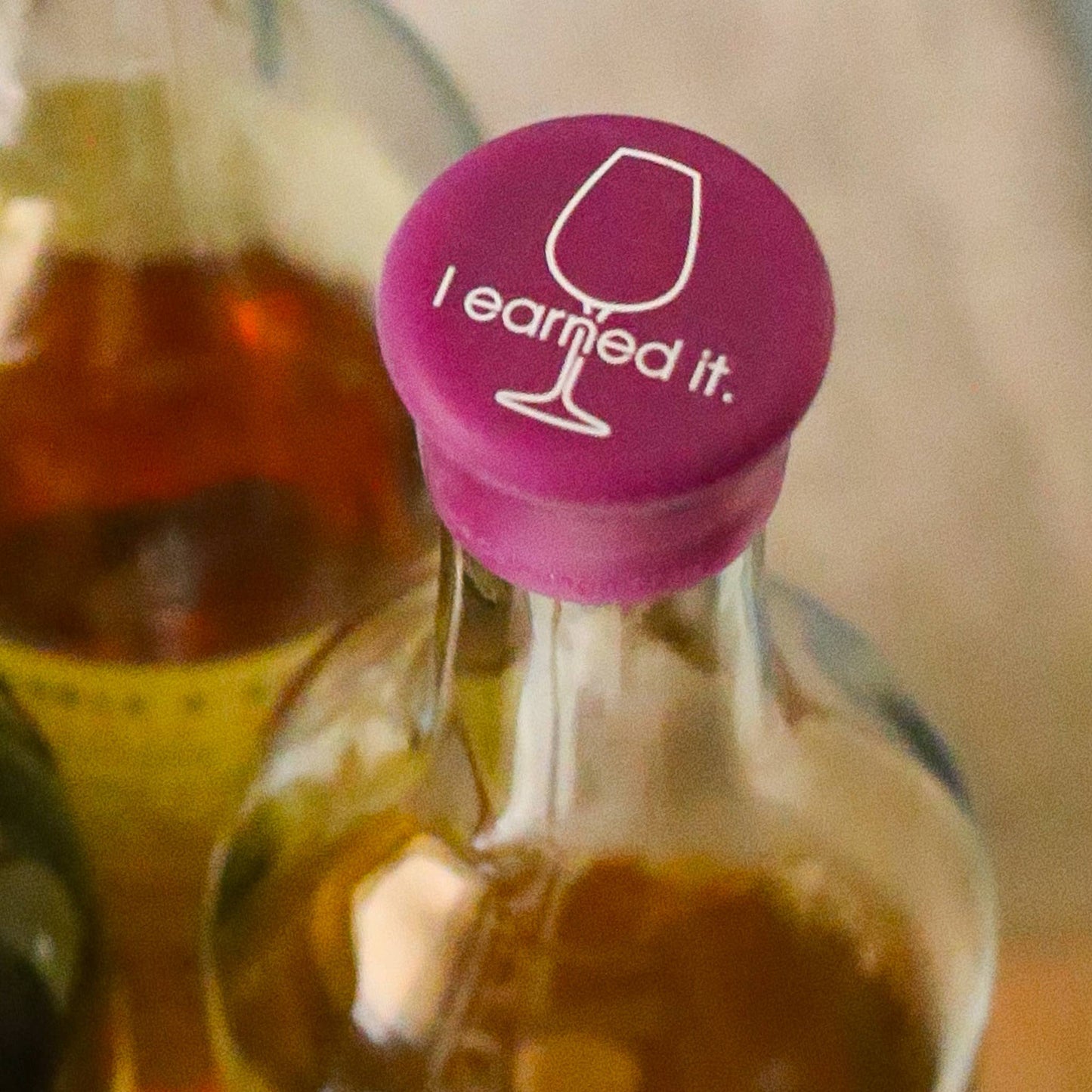 Capabunga Wine Stopper - I Earned It