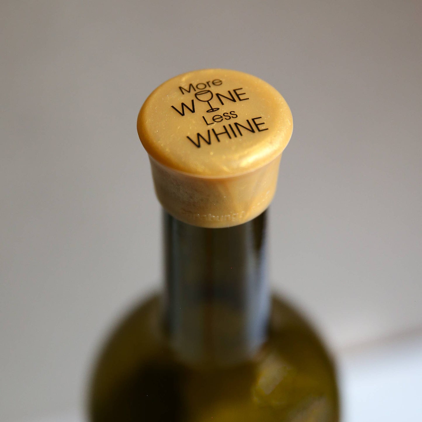 Capabunga Wine Stopper - More Whine less Wine