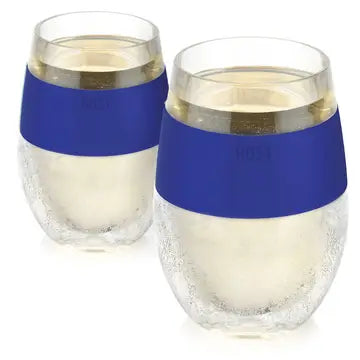 Wine FREEZE™ Cooling Cup Blue single pack 8.5oz