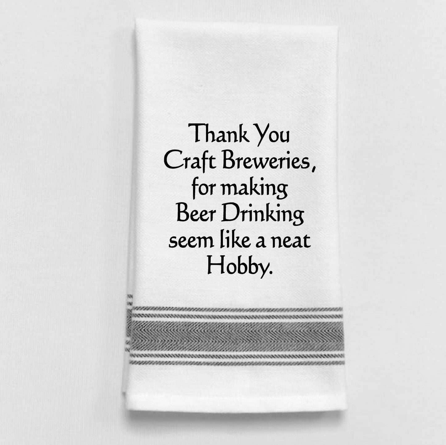 BB-T-145  Thank you craft breweries, for making beer...