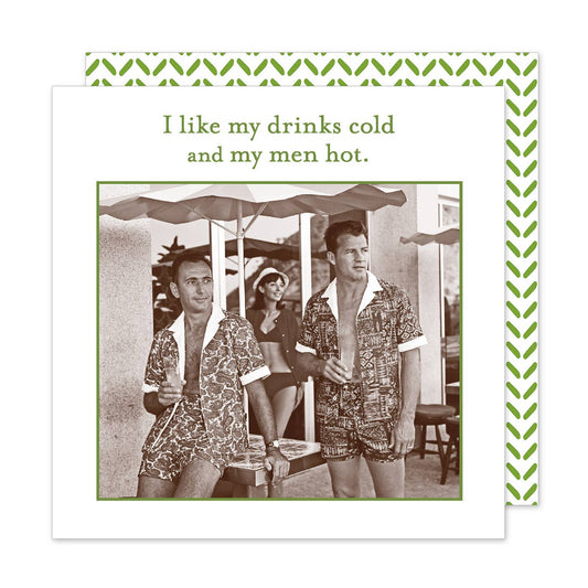 Men Hot Beverage Napkin