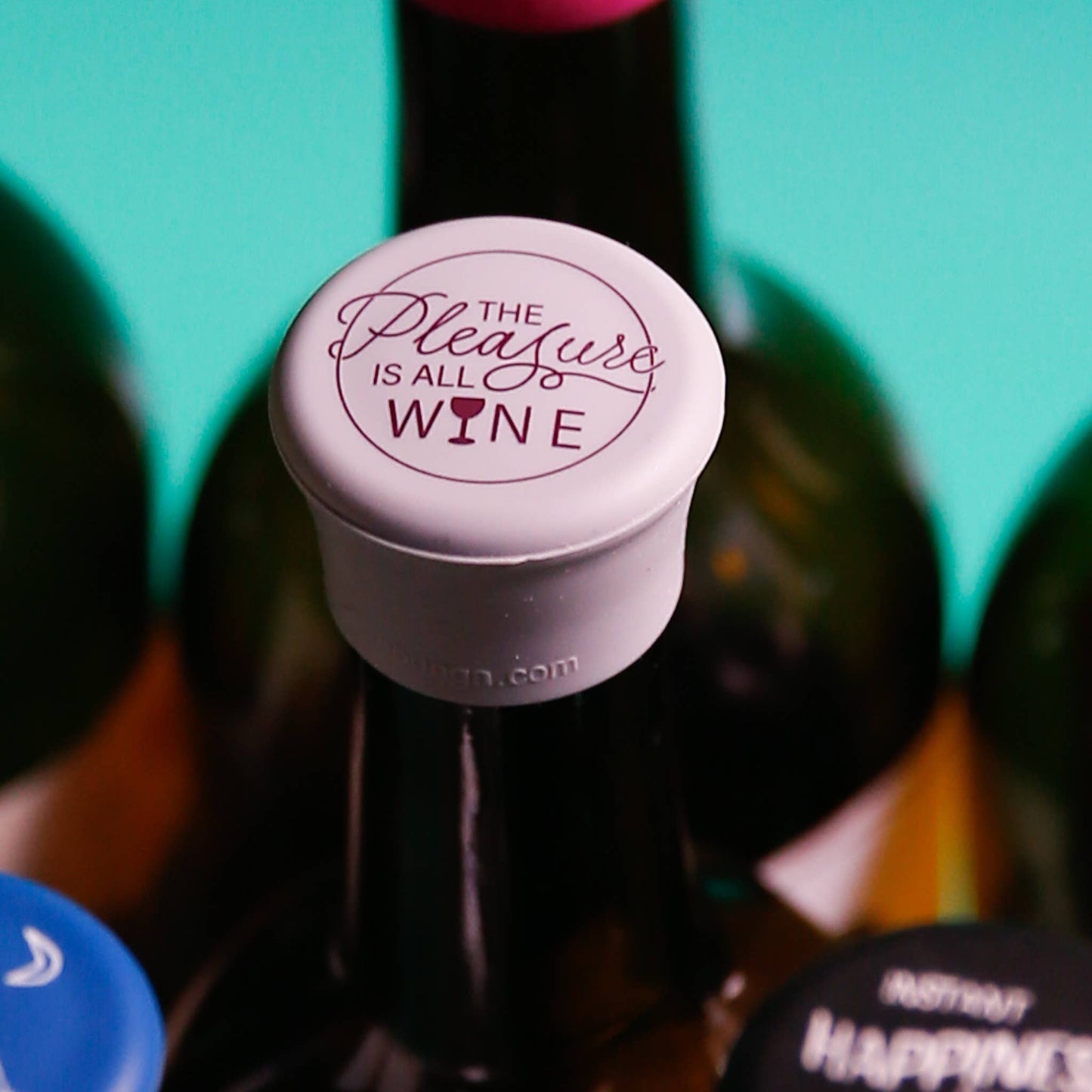 Capabunga Wine Stopper - The Pleasure is all Wine