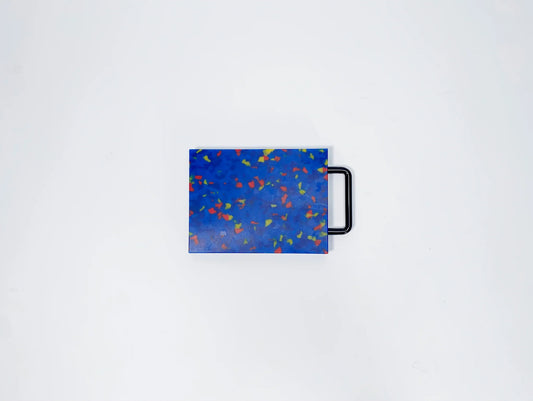 Frederick & Mae Blue Confetti Cutting Board