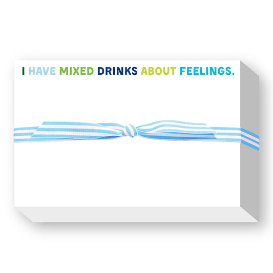 MIXED DRINKS BIG & BOLD NOTEPAD