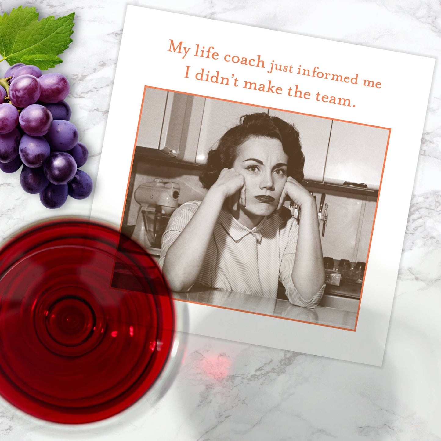 Life Coach Beverage Napkin