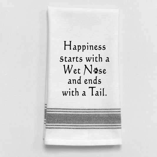 BB-H-82  Happiness starts with a wet nose and ends...