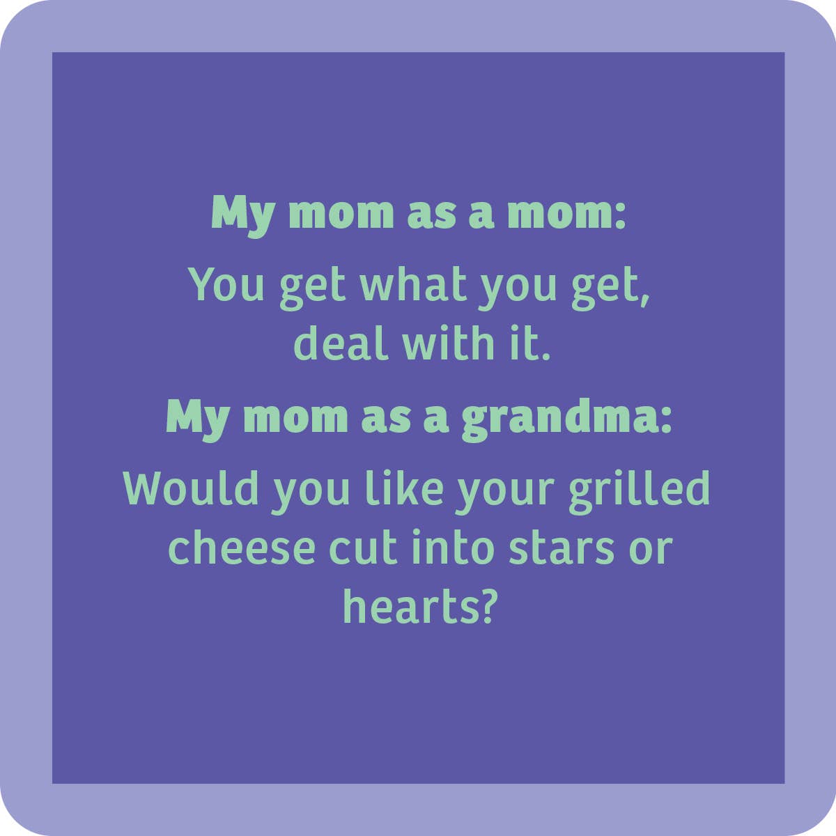 COASTER Grandma | Funny Party Gift | Home Bar Decor