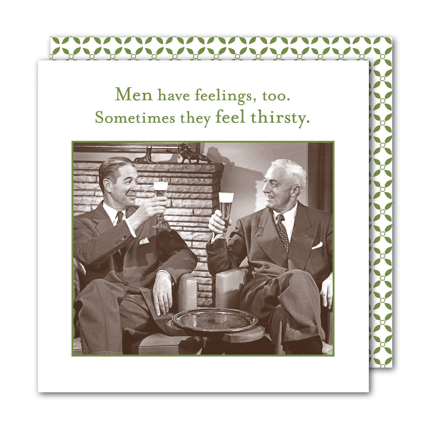 Men Have Feelings Too Beverage Napkin