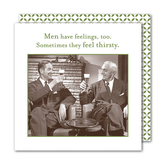 Men Have Feelings Too Beverage Napkin